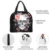 Sugar Skull Lunch Bag Insulated Floral Skull Lunch Box Gift