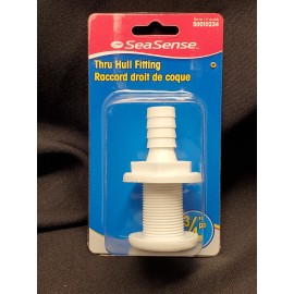SeaSense Thru Hull Fitting 3/4 19mm Nylon Boat Plumbing Fittings