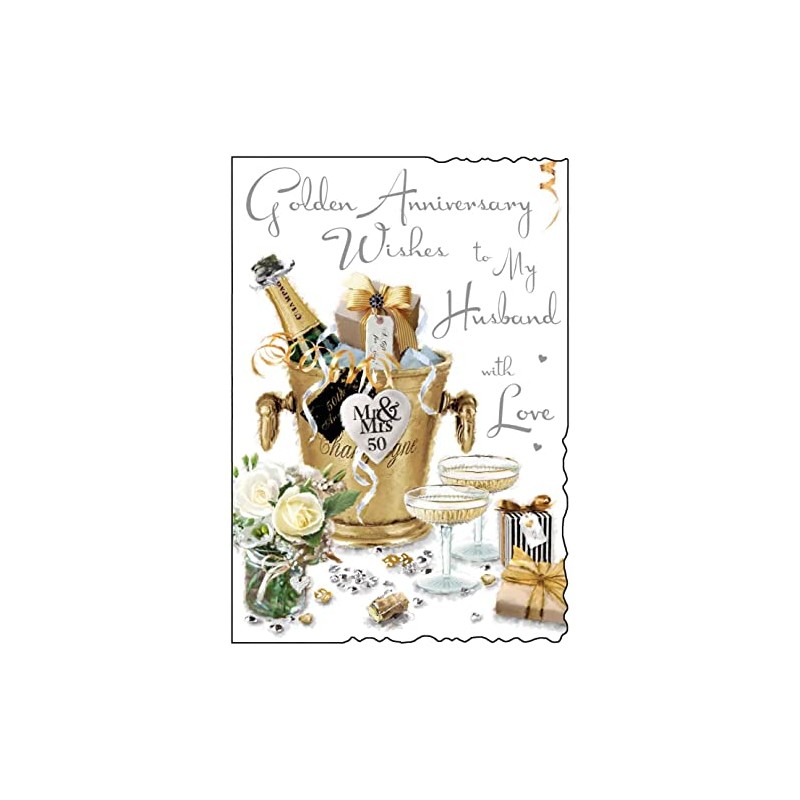 Husband Golden Wedding Anniversary Card