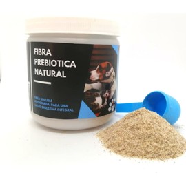 Fibra Prebiótica para Perros y Gatos Que recubre el estómago y el intestino facilita el tránsito, Genera Grandes Beneficios en su Salud intestinal y un Colon Saludable. (120 gr)