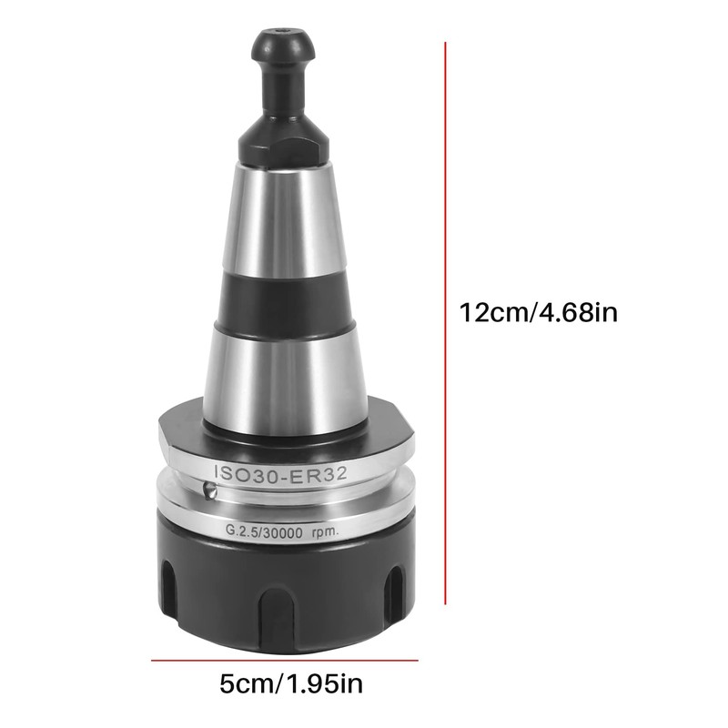 Giyofom Compensation chuck ISO30 ER32 50L compensation clamping pliers rotary
