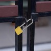 Mesybveo Pack of 2 Padlocks, 32 mm Padlock, Long Shackle