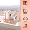 SUPEASY Desk Organizers Metal Desk Magazine File Holder with 5