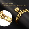 AAAbling 18K Gold Cat Dog Collar Kitten Puppy 1/2inch 12mm