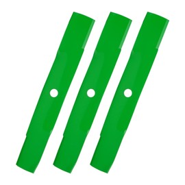 Youxmoto Mower Blade Fit for John Deere M145476 M127500 M127673 GX255 GX325 GX335 GX345 GX355, LT180 LT190 LX280 LX289 355D S240 SST18 X300 X304 X320 X324 X350 High Lift 3 Pack