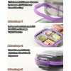 MURRI&MURRDI Pocket Pill Case Box, Pill Dispenser 7 Compartments, Weekly
