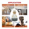Rileyfine WG012 Kitchen Mechanical Timer, Countdown Alarm Clock, Chef Shape,