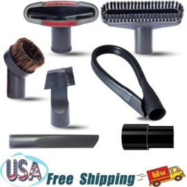 Universal 7PCS For Shop Vac 32mm(1 1/4in) Vacuum Attachments Dusty Brush & Crevice Kits US