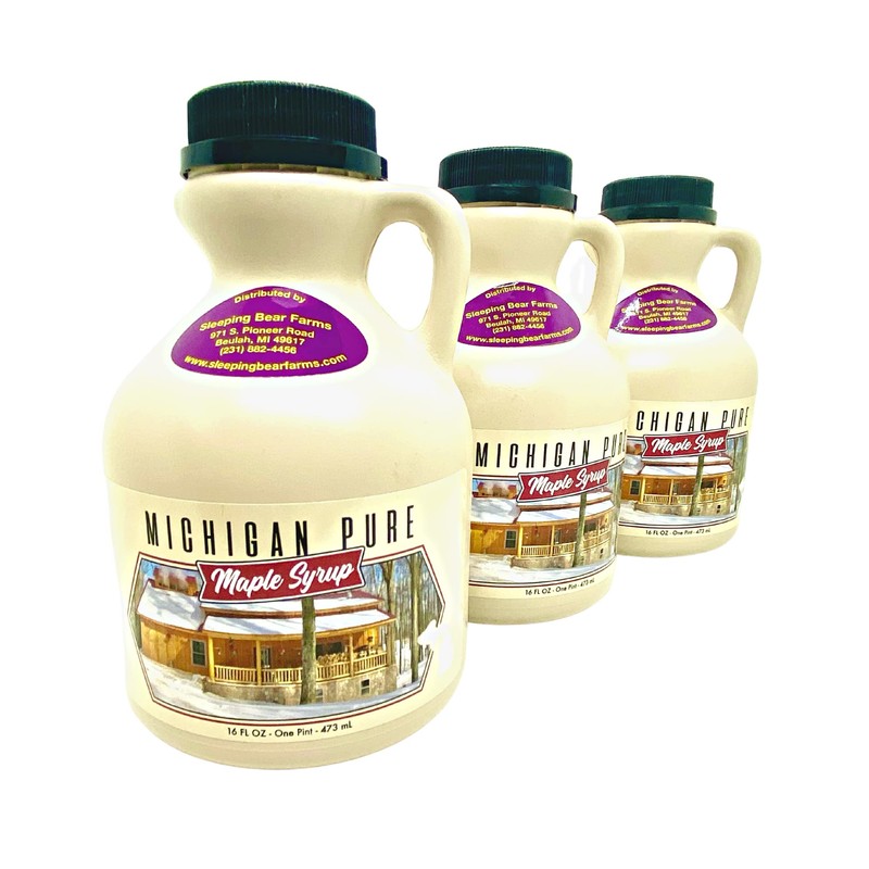 All Natural, 100% Pure, B Grade, Maple Syrup, 16 Oz.