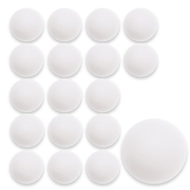 Ping Pong Balls Large 2.2 inches (55 mm) Toy Table Tennis Lights DIY Home Decor White Set of 18