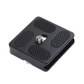 Quick Release Plate for Arca-Swiss Compatible DSLR Mirrorless Tripod (40mm/Black)