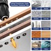 HPHOPE Upgraded Four-Flute Eccentric Drill Bit Set 5Pcs, New Hex