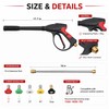 Pressure Washer Spray Gun for Car Cleaning – Adjustable Wand