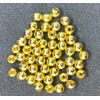 UKAS 100 x Quality Gold 4mm Metal Fly Tying Beads
