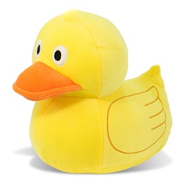 DolliBu Snug Mooshies Duck Stuffed Animal - Farm Life Super Squishy Soft Sensory Plush Toy for Girls and Boys, Cute Kids Plush Animal Friend to Play, Squeeze, Soothe Stress and Cuddle - 10 Inches