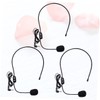 Generic 3pcs Portable Speaker Mic Headset Microphone Simple Design Easy