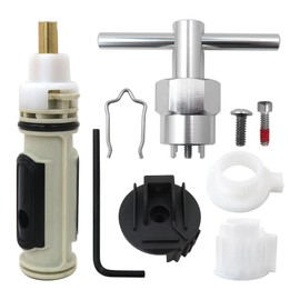 Replacement Cartridge for 1 222 with Removal Tool 104421 & Handle Adapter Kit 116653 for Moen - Lasting Polyphenylene Shell, Includes Temperature Limit Stop, Retainer Clip & Lubricating Grease