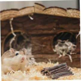 GANAZONO 3sets Animal Chews Toy Bunny Apple Sticks for Rabbits Chinchilla Treats Guinea Pigs Teeth Care