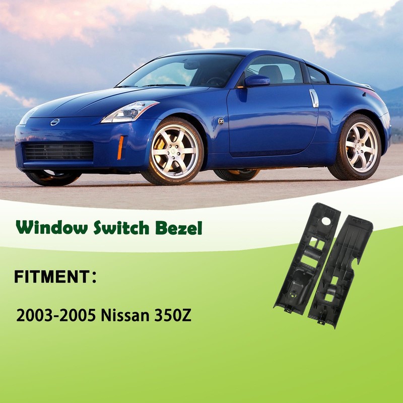 omoZone Pair Window Switch Bezel Cover Front Left&Right Side Door