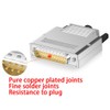 ANMBEST DB25 Breakout Connector, Solderfree Metal Shell RS232 D-SUB Serial