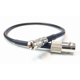 1 Foot Din 1.0/2.3 Male to BNC Female HD-SDI 3G with Mini RG59 (75 Ohm) Extension Cable by Custom Cable Connection