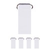 wumio Folding Umbrella, Storage Bag, Set of 5, Translucent Umbrella
