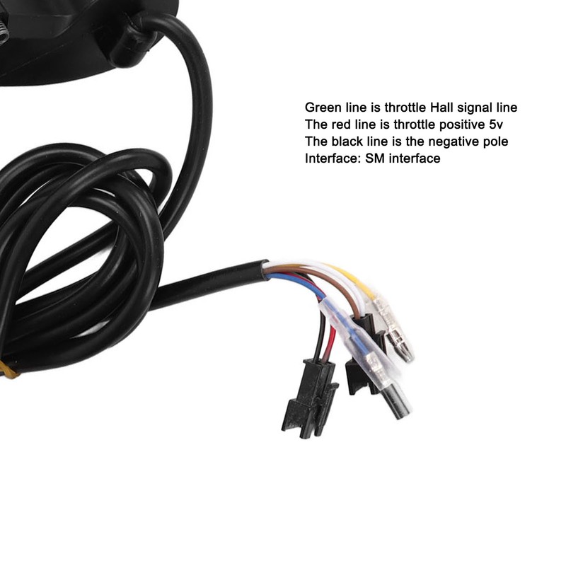 One Pair Electric Bike Throttle Handlebar with Big Head Lock