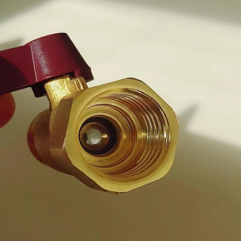 txuzong Shut-off Valve 1/2 Inch Pack of 2 Brass Ball