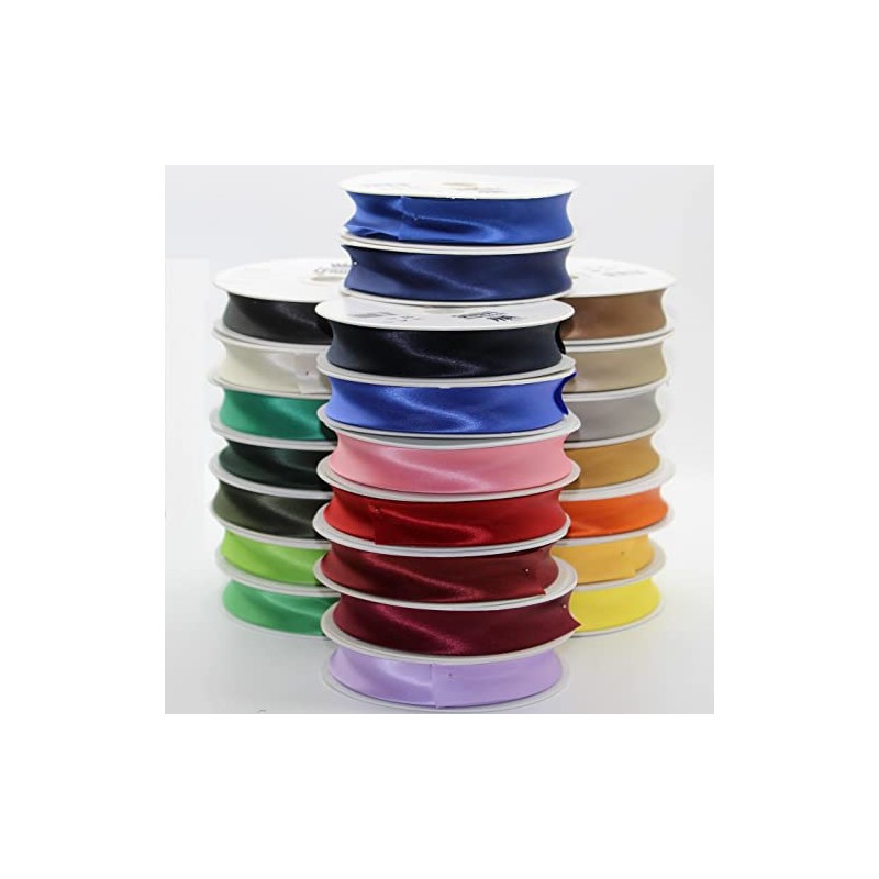 Leduc Satin Bias Binding 20 m 30 Colours for Double