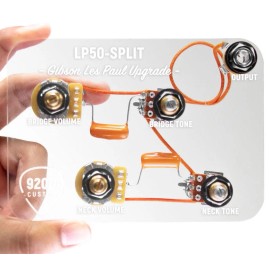 920 D LP50-SPLIT Upgraded Wiring Harness w/ Coil Split Mod for Gibson Les Paul by 920D