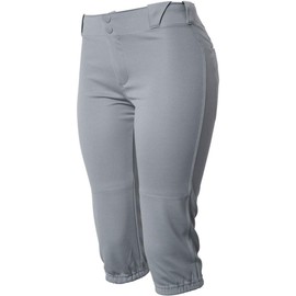 Russell Womens Low Rise Knicker Length Softball Pants Grey XL
