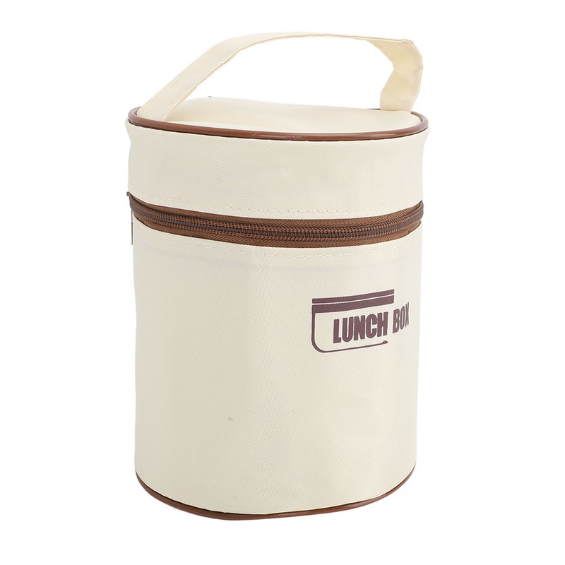 Insulated Lunch Container 304 Stainless Steel Leakproof Portable Round Thermal