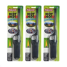 3 Pack of Calico HOT Shot 2 Wind Resistant Lighters