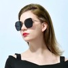 BEDO Oversized Retro Sunglasses for Women Gold Frame Cute Square