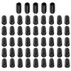 50pcs Rubber End Caps, 1/4" Flexible Screw Thread Protector Cover,