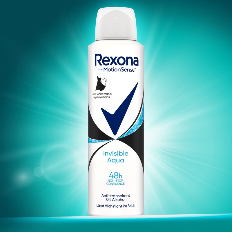 Rexona Invisible Aqua Anti-Transpirant, 150 ml