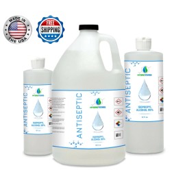 Isopropyl alcohol 99% - Made In The USA - 4 oz. to Gallon