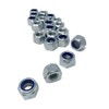 Steel Nylon Lock Nuts – 20 Pack | Zinc-Plated, Self-Locking