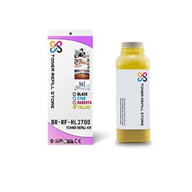 Toner Refill Store Compatible Toner Refill Kit Replacement for Brother TN04 TN04Y Works with Brother HL-4199 Printers (Yellow, 1 Pack) - 6,600 Pages