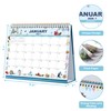 2026 Desk Calendar - Standing Flip Desktop Calendar 2026 from