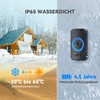 TECKNET Wireless Doorbell, Wireless Doorbell Set, 400 m Range, IP65