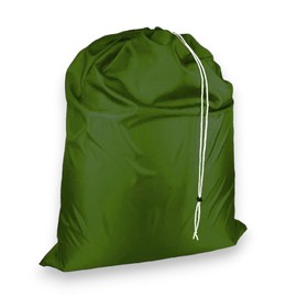 Laundry Bag with Locking Closure Drawstring – Extra Large Heavy Duty 100% Nylon, Large & Foldable Clothes Sack – Lightweight Dirty Laundry Organizer for Travel, Dorm, Gym – L 40" x H 50" (GRAY)