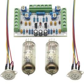 6E2 cat Eye Tube Indicator Driver Board kit Dual Channel Fluorescent Level Indicator Drive Amplifier DIY Modification New