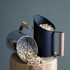 Linxor - Pellet Scoop, Zinc Iron Pellets and Wooden Handle