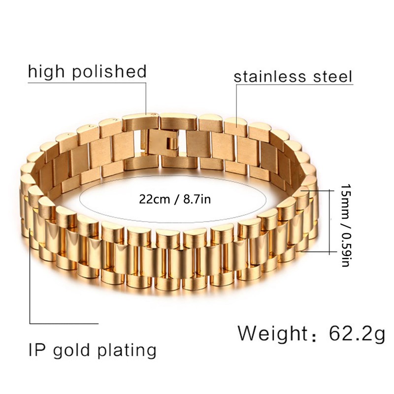 Gold Link Chain Bracelet, Single Link Chain Bracelet, Light and