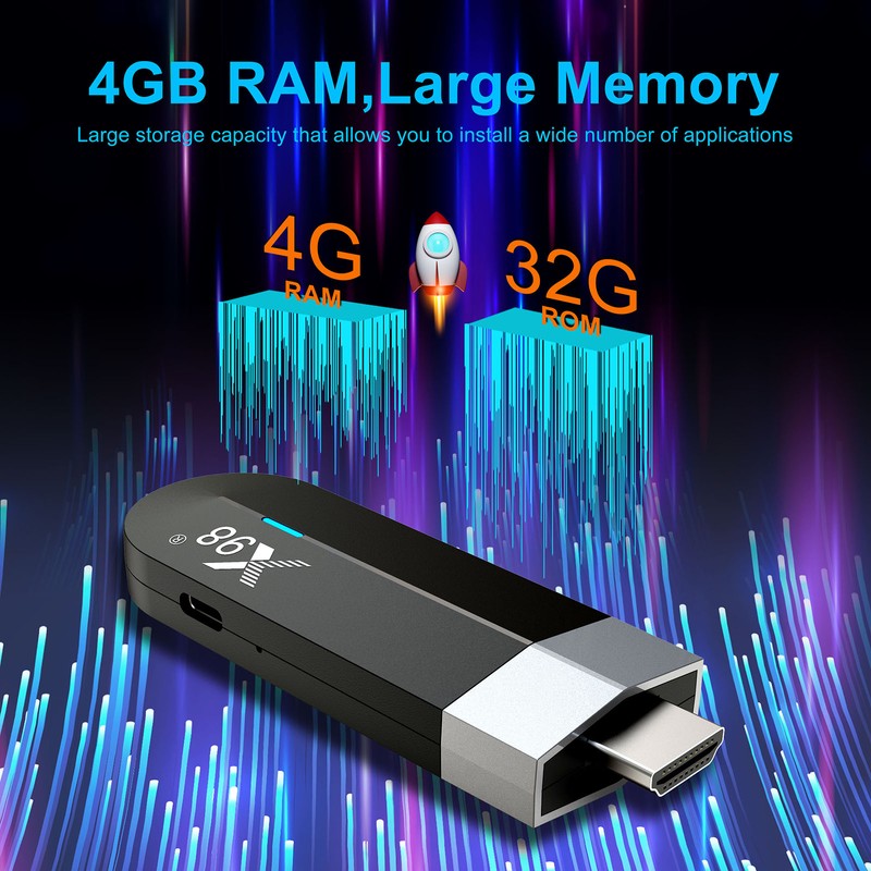 X98 S500 Android 11.0 Smart TV Stick UHD 4K Media