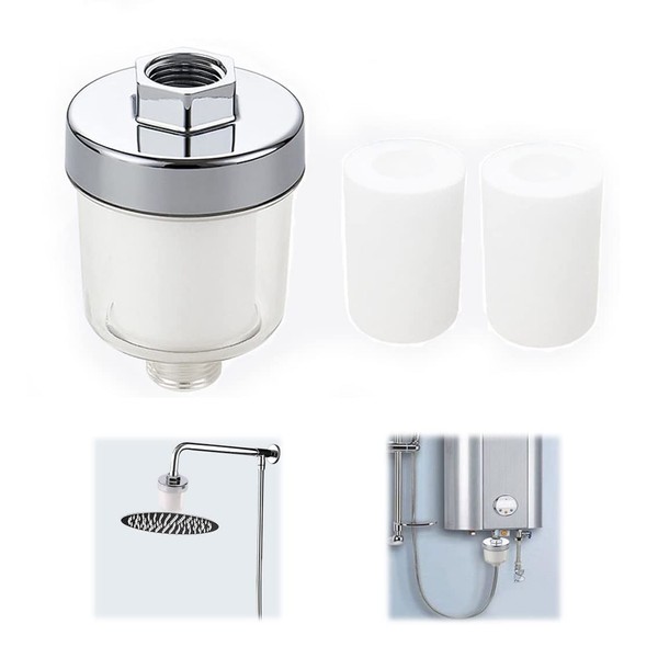 Tang Yuan Duschfilter,Leitungswasserfilter,universelles Duschfilterwerkzeug,leistungsstark und umweltfreundlich (3 Filterelemente)