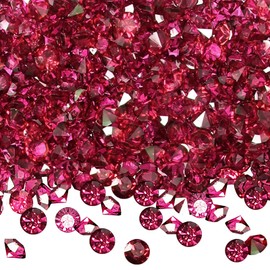 TOAOB 5000 Pieces 3 mm Purple Acrylic Crystals Diamonds Table Shaker Confetti Clear Rhinestones for Table Decoration Wedding Bridal Decoration Vase Beads