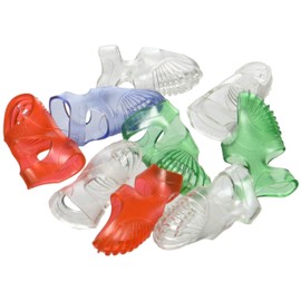 Lee Products Co. Tippi Micro Gel Fingertip Grips, Size 7 Medium - 10 Pack (S61070), Assorted