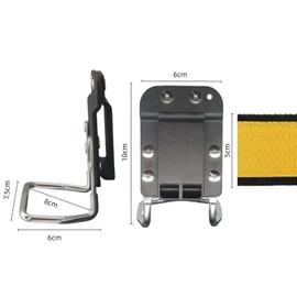 Hammer Holder,Hammer Holder for Belt,Hammer Holster,Compatible with Claw Hammer, Hatchet and Mallet